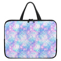 Galaxy Mermaid Scales Pattern Print Laptop Sleeve With Handle