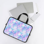 Galaxy Mermaid Scales Pattern Print Laptop Sleeve With Handle