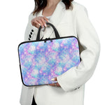 Galaxy Mermaid Scales Pattern Print Laptop Sleeve With Handle
