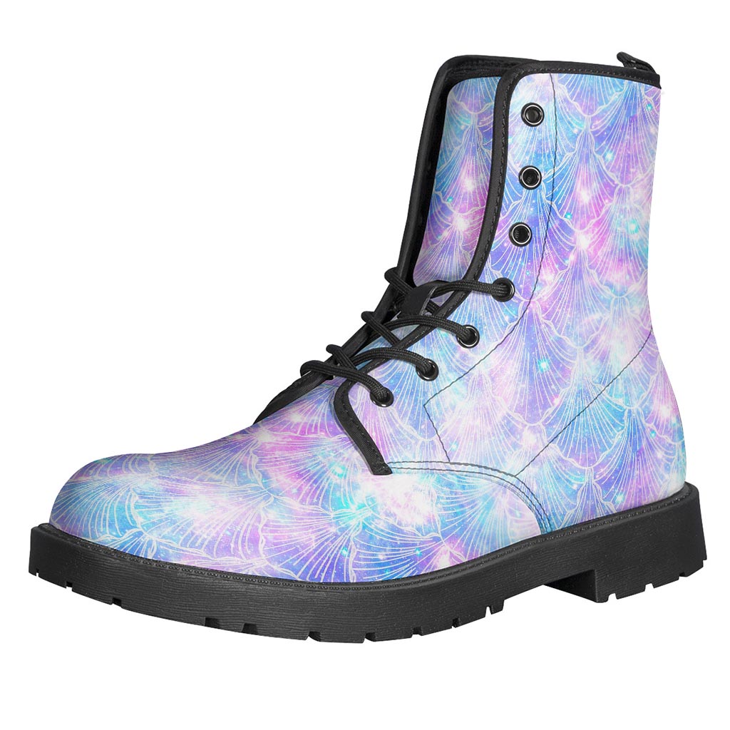Galaxy Mermaid Scales Pattern Print Backpack