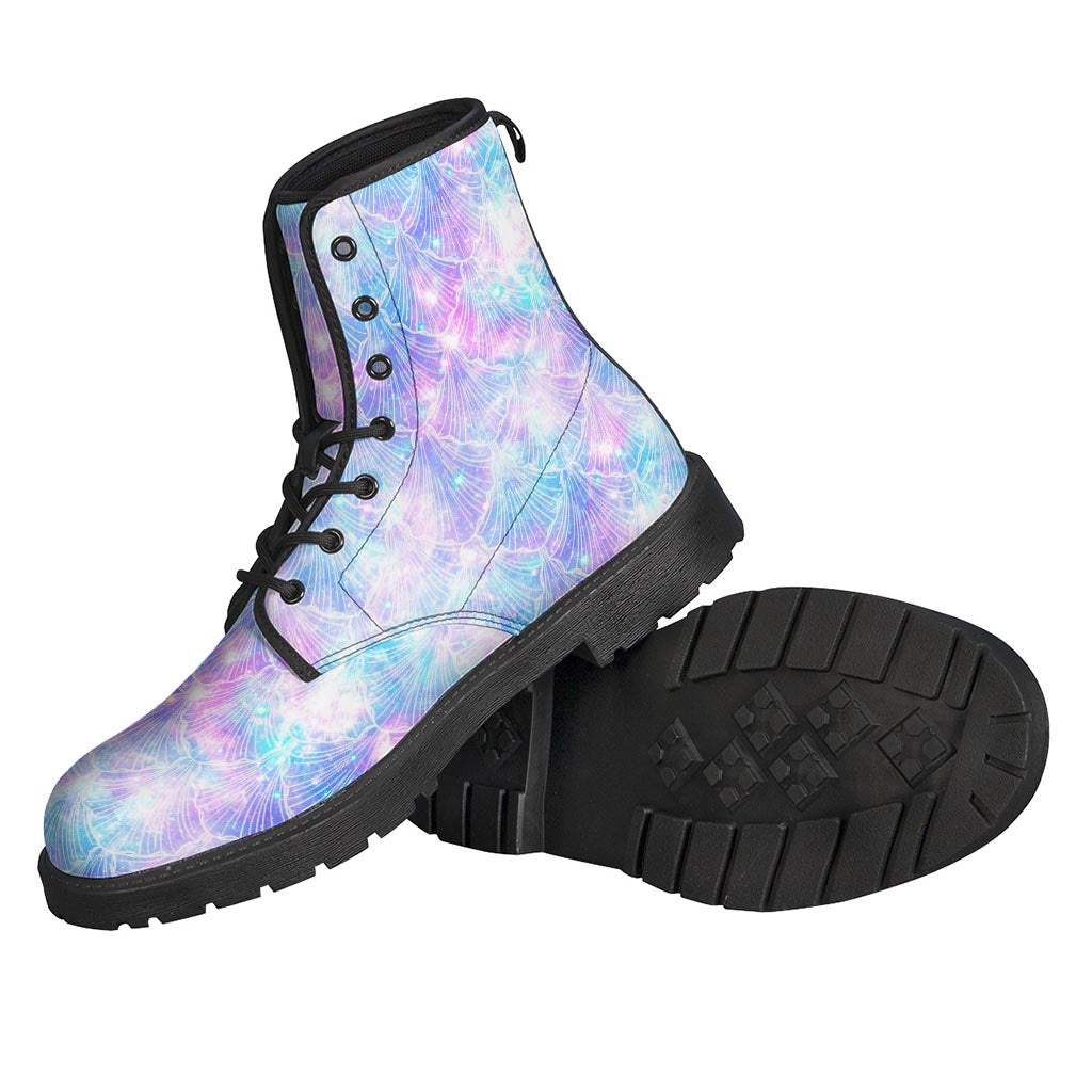 Galaxy Mermaid Scales Pattern Print Backpack
