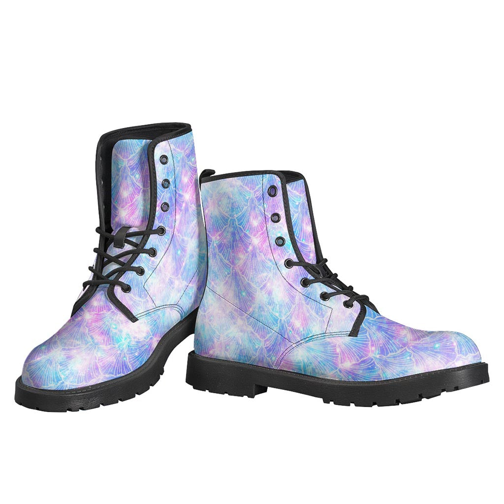 Galaxy Mermaid Scales Pattern Print Backpack