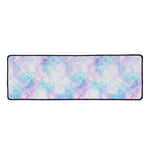 Galaxy Mermaid Scales Pattern Print Long Kitchen Mat