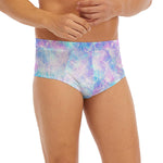 Galaxy Mermaid Scales Pattern Print Men's Briefs