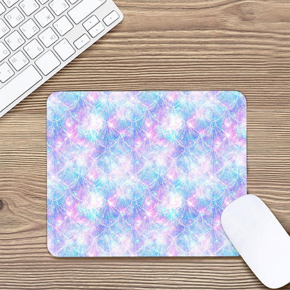 Galaxy Mermaid Scales Pattern Print Mouse Pad