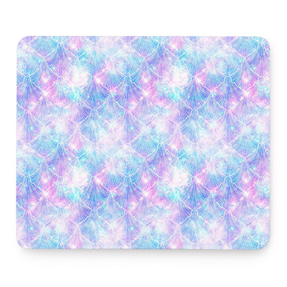 Galaxy Mermaid Scales Pattern Print Mouse Pad