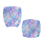 Galaxy Mermaid Scales Pattern Print Office Chair Cover
