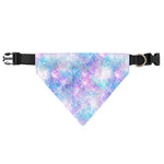 Galaxy Mermaid Scales Pattern Print Over The Collar Dog Bandana
