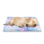 Galaxy Mermaid Scales Pattern Print Pet Cooling Mat Cover