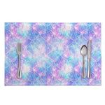 Galaxy Mermaid Scales Pattern Print Placemat