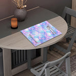 Galaxy Mermaid Scales Pattern Print Placemat
