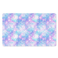 Galaxy Mermaid Scales Pattern Print Polyester Doormat
