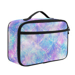 Galaxy Mermaid Scales Pattern Print Portable Lunch Bag