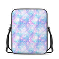 Galaxy Mermaid Scales Pattern Print Rectangular Crossbody Bag