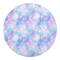 Galaxy Mermaid Scales Pattern Print Round Blanket