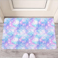 Galaxy Mermaid Scales Pattern Print Rubber Doormat