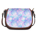 Galaxy Mermaid Scales Pattern Print Saddle Bag