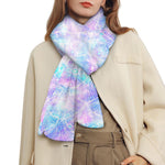 Galaxy Mermaid Scales Pattern Print Scarf