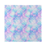 Galaxy Mermaid Scales Pattern Print Silk Bandana