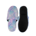 Galaxy Mermaid Scales Pattern Print Slippers