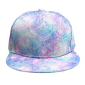Galaxy Mermaid Scales Pattern Print Snapback Cap