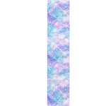 Galaxy Mermaid Scales Pattern Print Table Runner