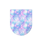 Galaxy Mermaid Scales Pattern Print Toilet Lid Cover