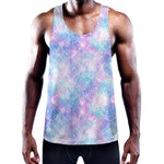 Galaxy Mermaid Scales Pattern Print Training Tank Top