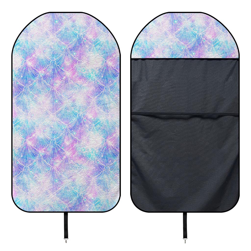 Galaxy Mermaid Scales Pattern Print Waterproof Car Seat Cover