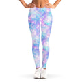 Galaxy Mermaid Scales Pattern Print Women's Leggings