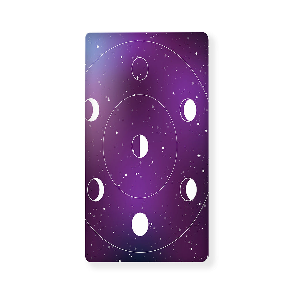 Galaxy Moon Phase Print Baby Crib Sheet