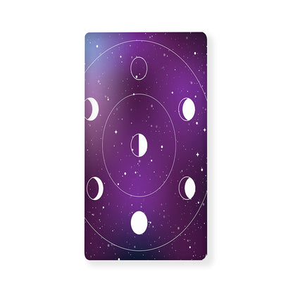 Galaxy Moon Phase Print Baby Crib Sheet