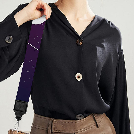 Galaxy Moon Phase Print Bag Strap