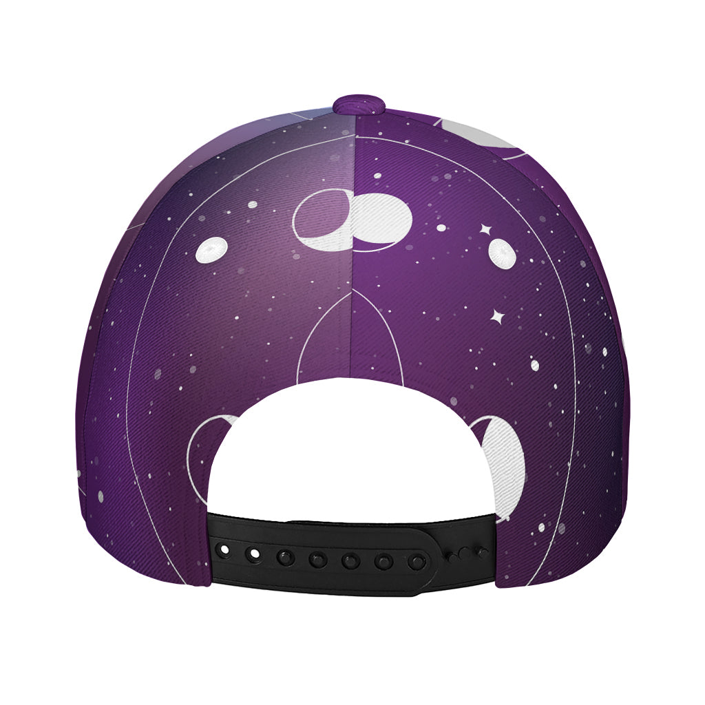 Galaxy Moon Phase Print Baseball Cap