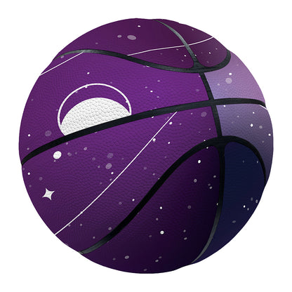 Galaxy Moon Phase Print Basketball