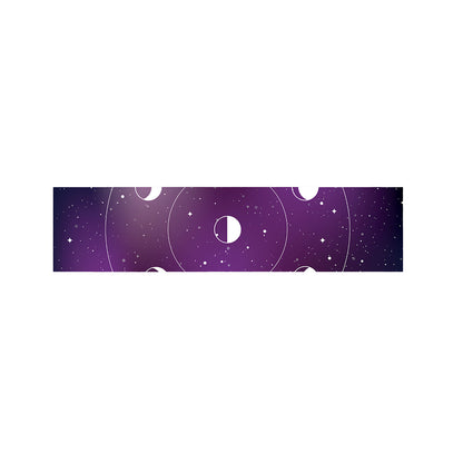 Galaxy Moon Phase Print Bed Runner