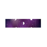 Galaxy Moon Phase Print Bed Runner