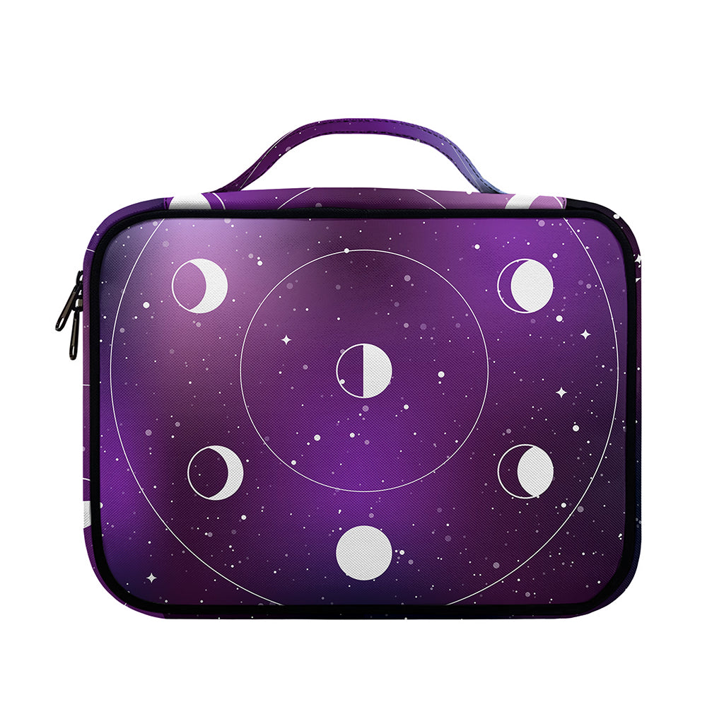 Galaxy Moon Phase Print Briefcase Bible Bag