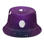 Galaxy Moon Phase Print Bucket Hat