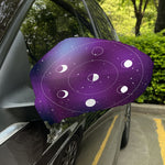 Galaxy Moon Phase Print Car Side Mirror Covers