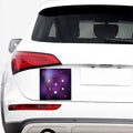 Galaxy Moon Phase Print Car Sticker