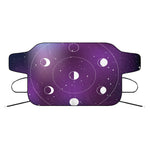 Galaxy Moon Phase Print Car Windshield Snow Cover