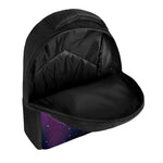 Galaxy Moon Phase Print Casual Backpack