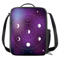 Galaxy Moon Phase Print Crossbody Lunch Bag