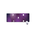 Galaxy Moon Phase Print Extended Mouse Pad
