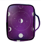 Galaxy Moon Phase Print Front Pocket Bible Bag