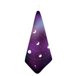 Galaxy Moon Phase Print Hand Towel