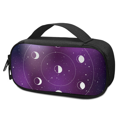 Galaxy Moon Phase Print Insulin Cooler Travel Case