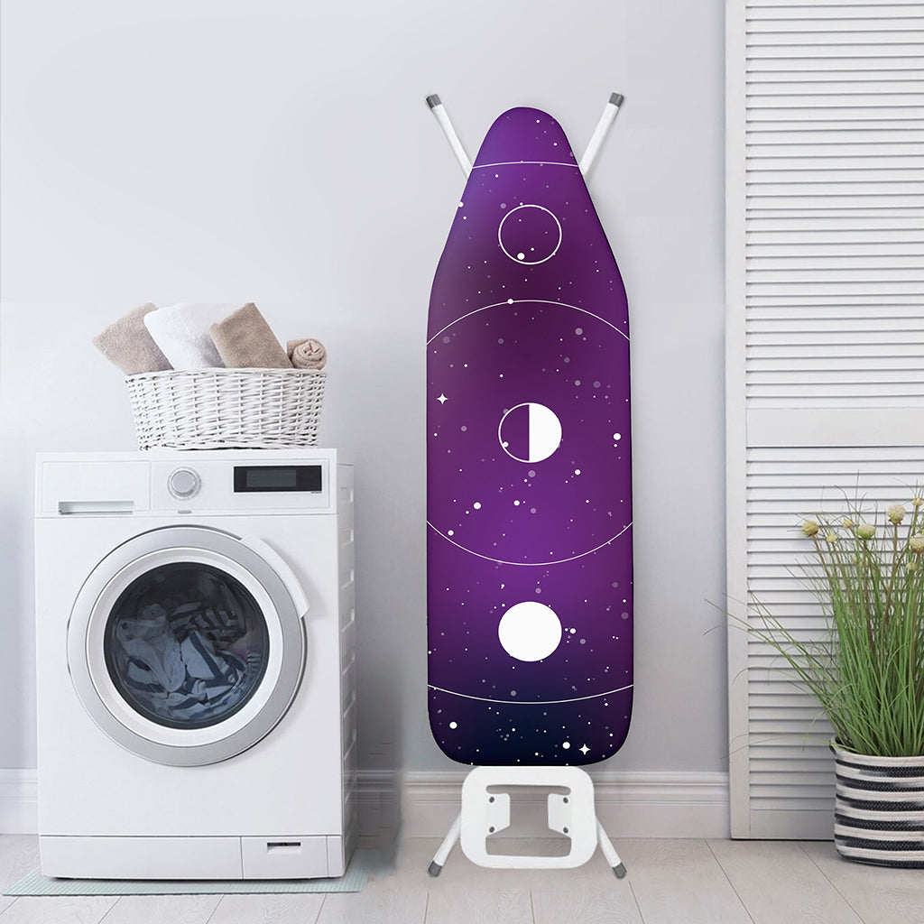 Galaxy Moon Phase Print Ironing Board Cover