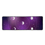 Galaxy Moon Phase Print Long Kitchen Mat